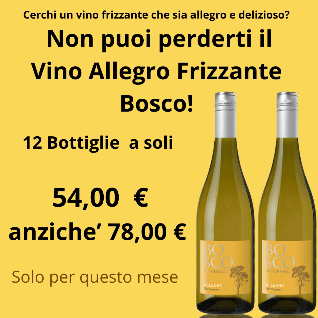 Promozione Allegro Bianco Frizzante