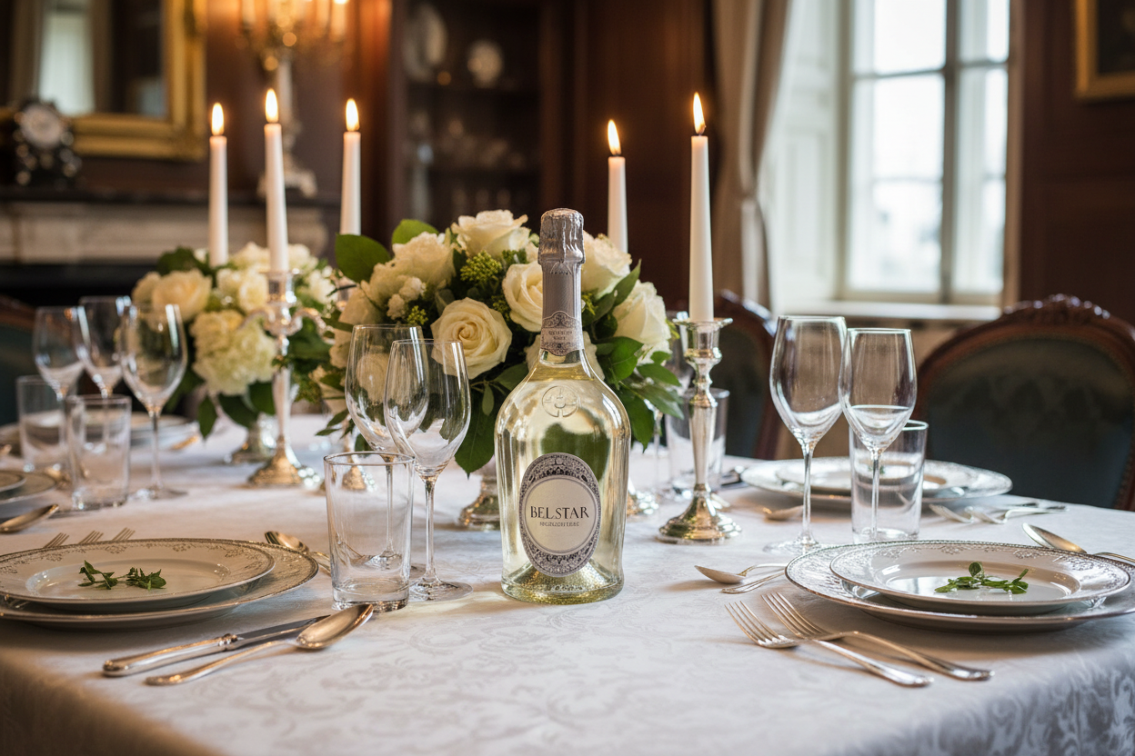 Belstar Prosecco Brut - Tavola apparecchiata