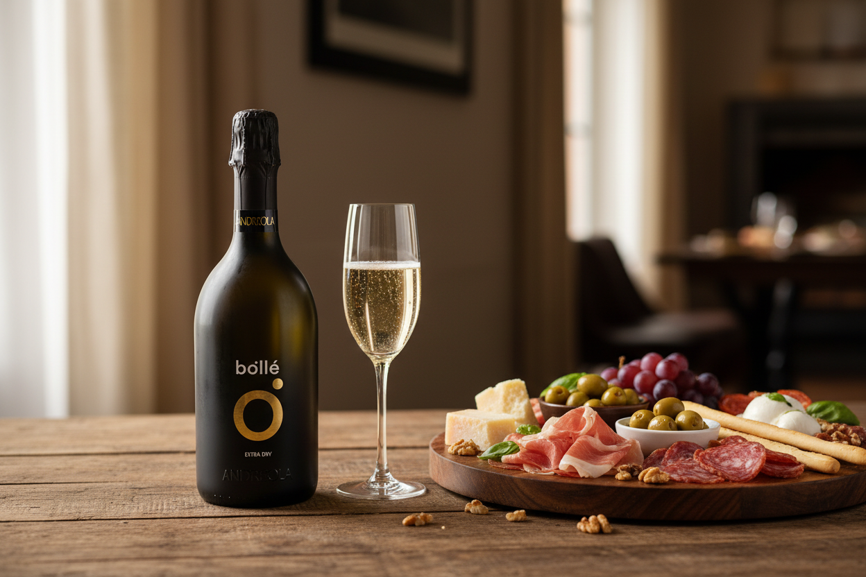 Bollé Extra Dry con Antipasti