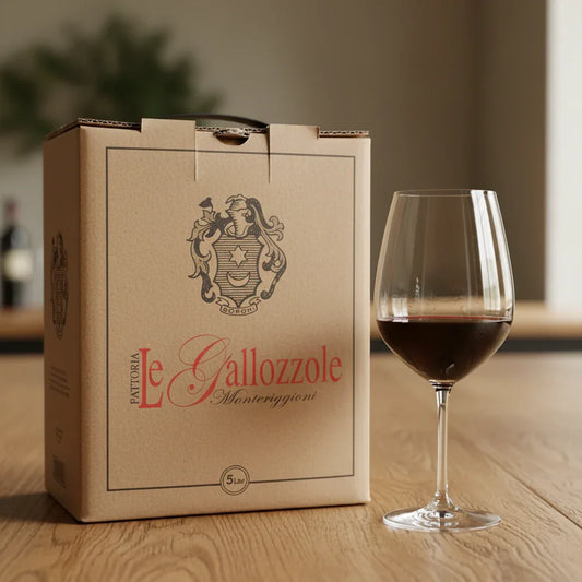 Box Gallozzole con bicchiere di Sangiovese