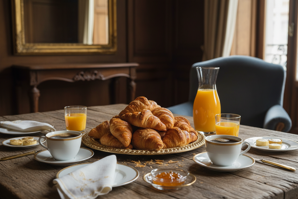 Colazione Italiana con Croissant