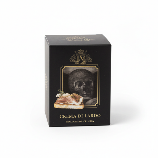 Crema di Lardo Sfondo Bianco