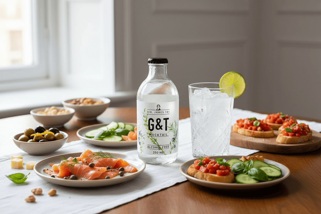 G&T Sir James 101 – tavola apparecchiata