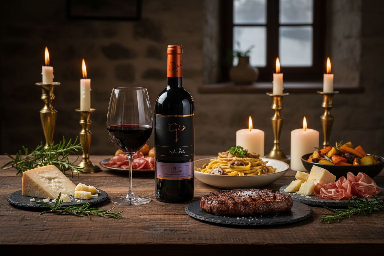 Giò Merlot Veneto con gastronomia