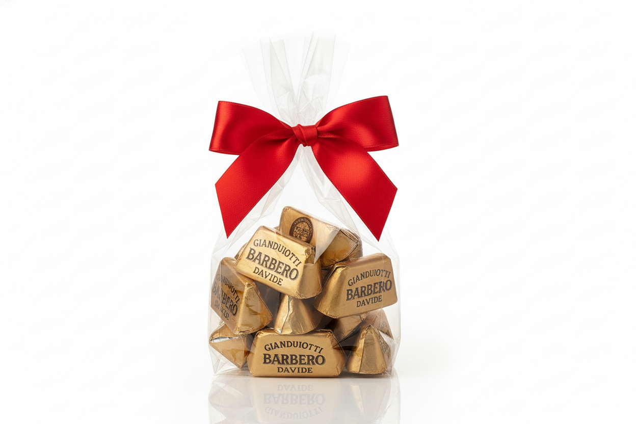 Gianduiotti Barbero incartati in confezione