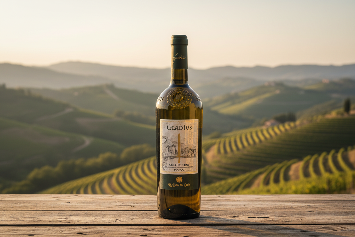 Gladius Colli di Luni con panorama collinare