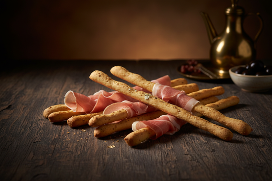 Grissini con prosciutto