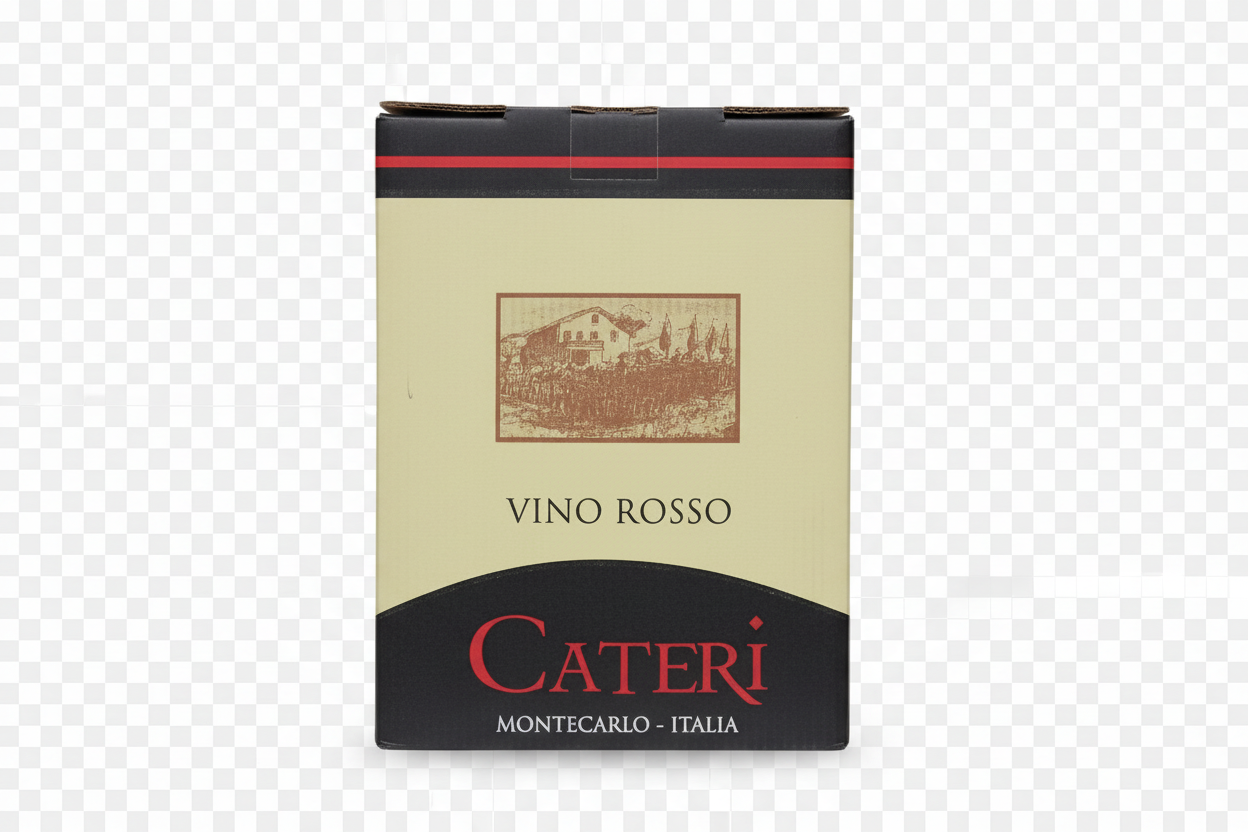 Bag in Box 5L Vino Rosso Cateri Montecarlo