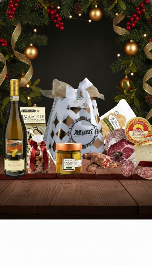 La Sfiziosa - Cesta Gourmet con Salumi e Specialità