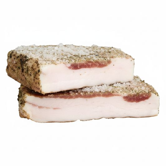 Lardo di Colonnata Sfondo Bianco