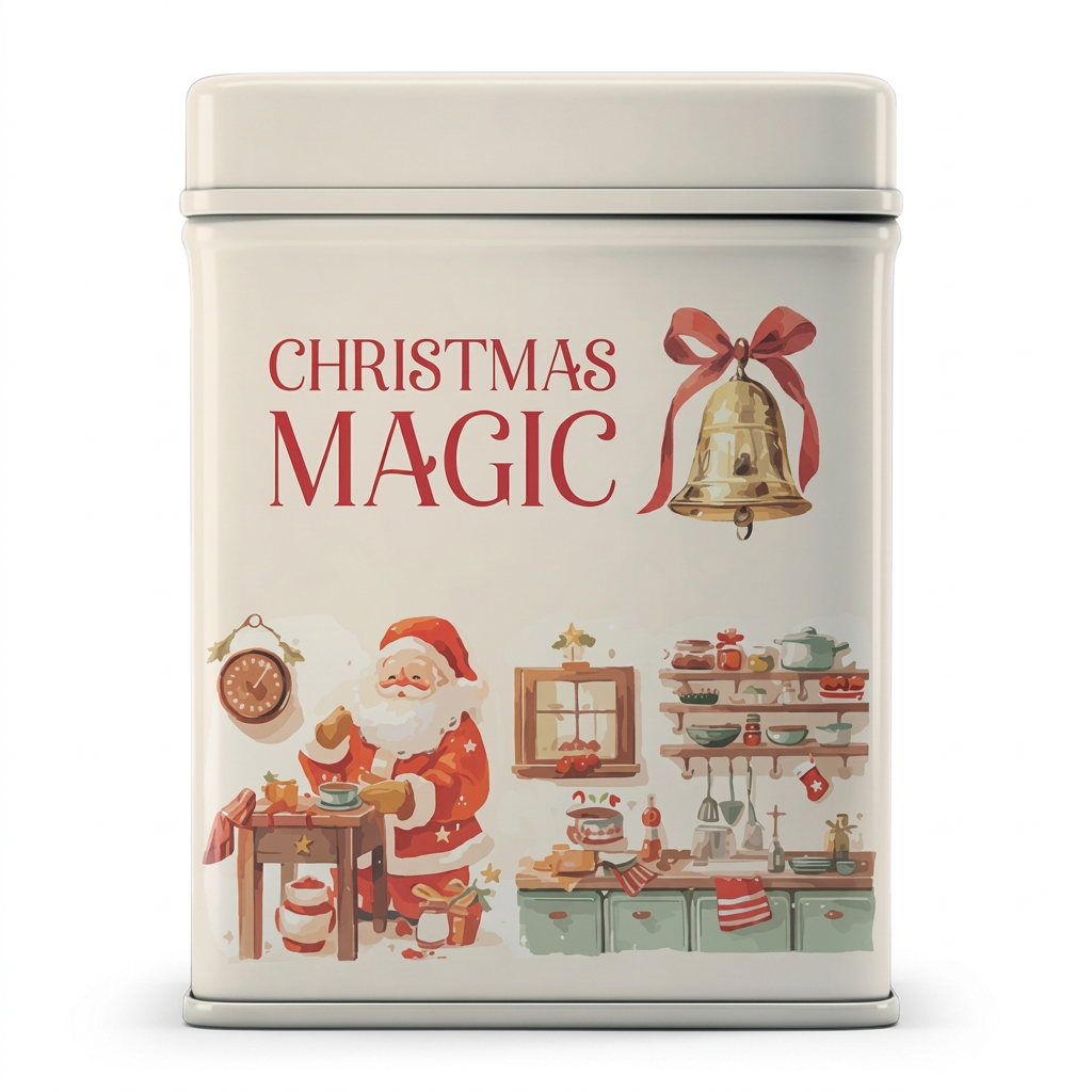 Latta Christmas Magic Biscland su sfondo bianco