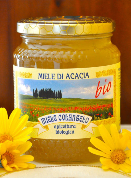 Miele di Acacia Biologico Colangelo 1kg - Purezza Toscana Certificata