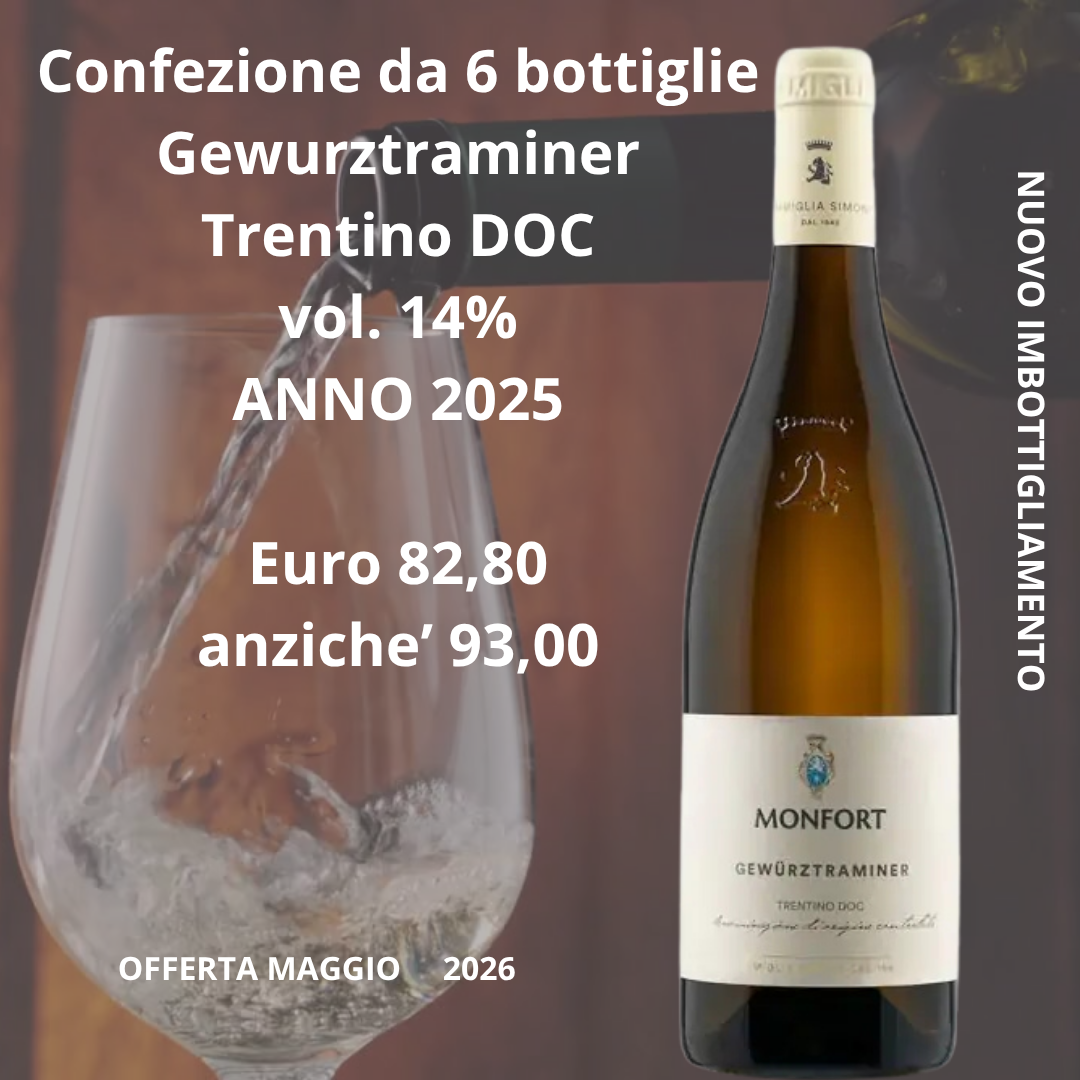 Confezione Promo 6 Gewürztraminer Monfort DOC