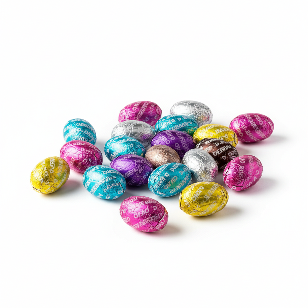 Ovetti Barbero Assortiti Sfondo Bianco