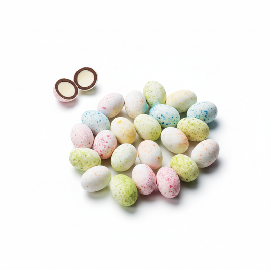 Ovetti Cioccolato Sfondo Bianco