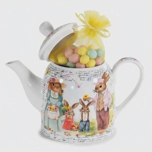 Nido di Ovetti Pasqua - Teiera con Ovetti Barbero 200g