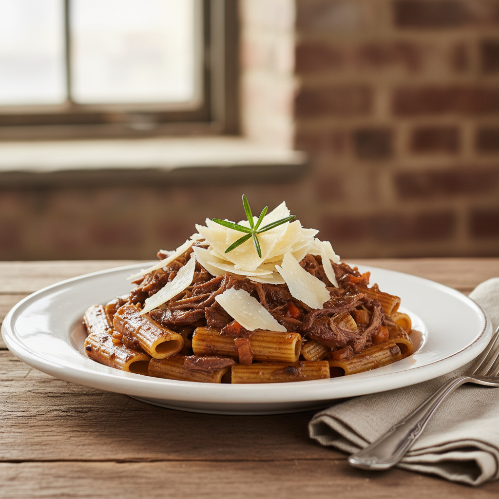 Rigatoni al Ragù di Anatra