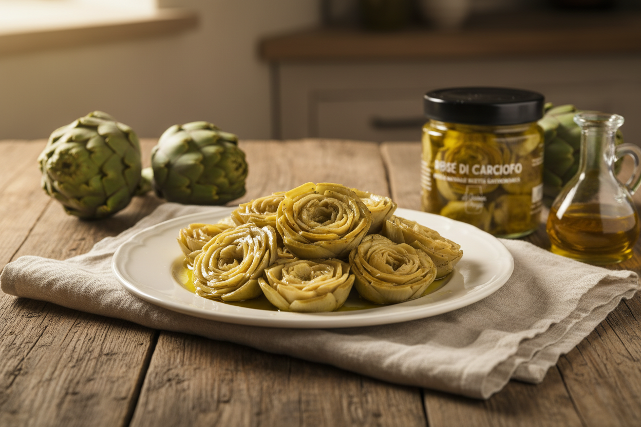 Rose di Carciofo – Piatto e Barattolo