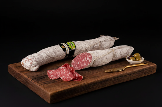 Salame su tagliere