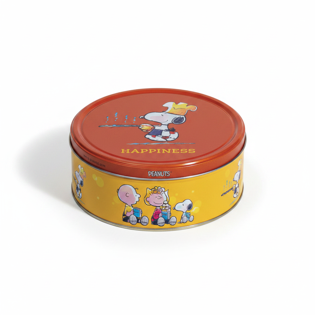 Scatola Peanuts rossa - Snoopy pittore