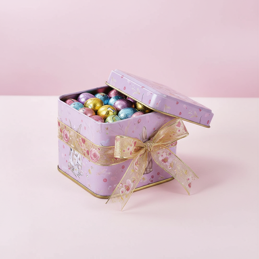 Scatolina Dolce con ovetti Barbero e fiocco