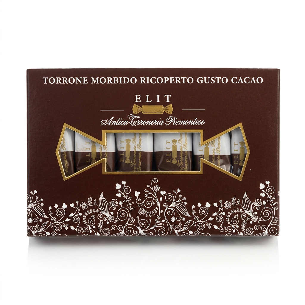 Scatolina Elit cacao su sfondo bianco