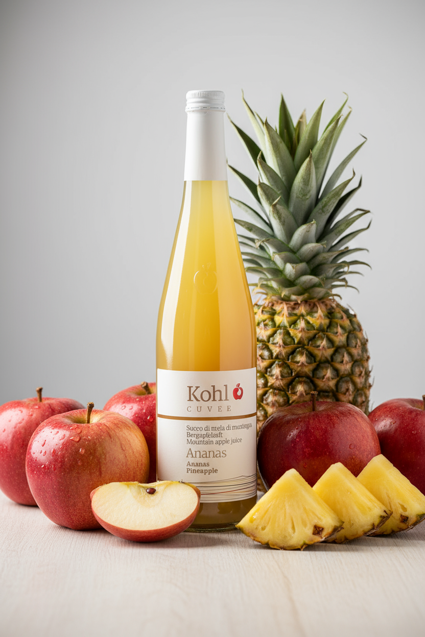 Succo Kohl Ananas con mele e ananas freschi