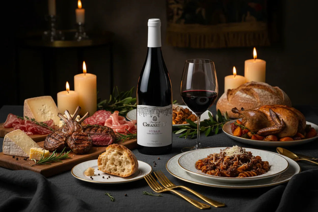 Syrah IGP Sicilia con abbinamenti gourmet