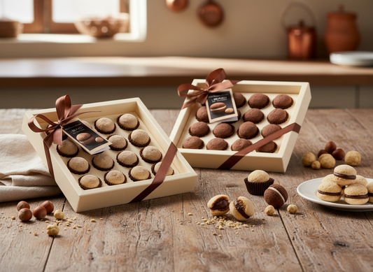 Tavola con Baci di Dama - Antica Torroneria Piemontese