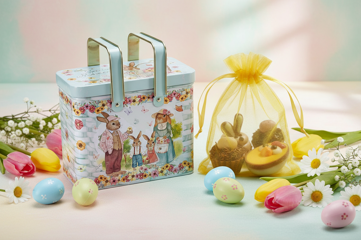 Tesoro di Cioccolato Pasqua con Sfondo